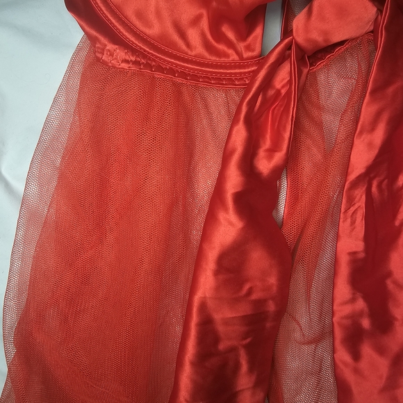 Adore Me Babydoll Lingerie Set - Women's Size XL Valentine's Day Outfit - Picture 7 of 14